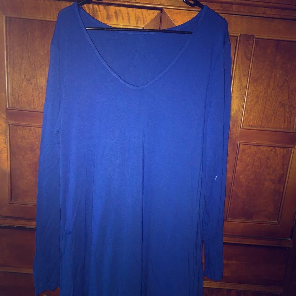Blue dress